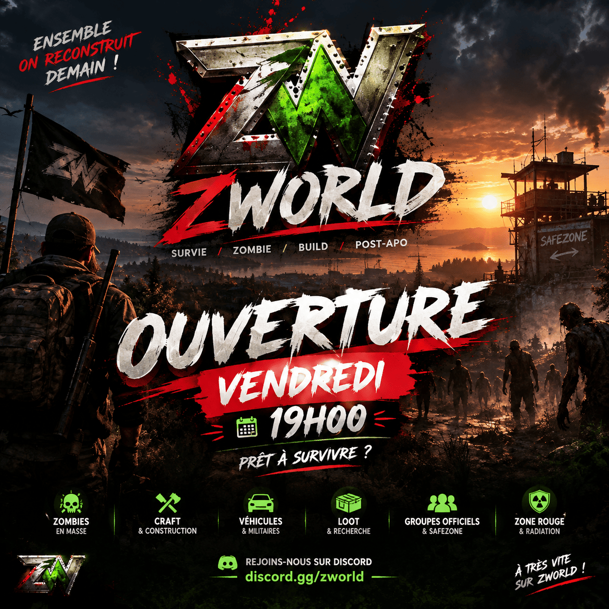 Ouverture de ZWorld - Vendredi 18/09/2026